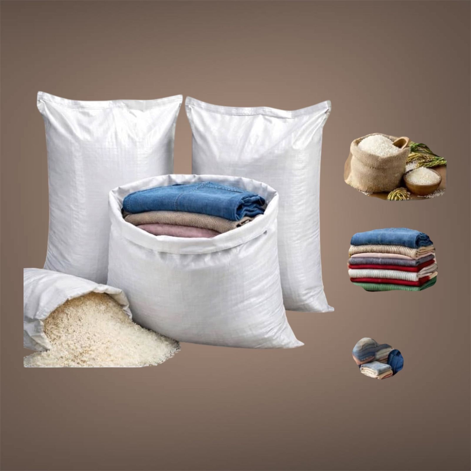 Woven Bag Product Range at Shri Balaji Polypack PP woven bag manufacturing unit, Delhi